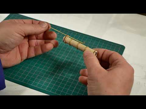 DECK 41- How to make the chimney and the decks wind-scoop ENDURANCE - Naval Modeling