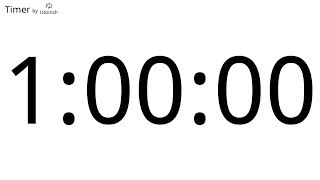 1 Hour Countup Timer
