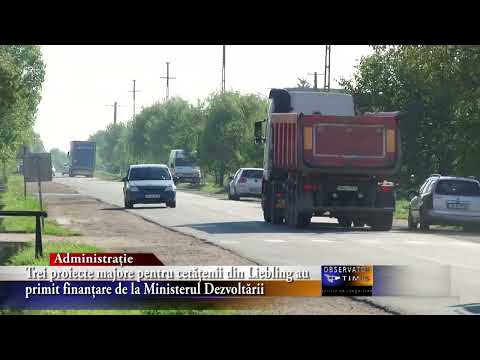 Trei proiecte majore pentru cetățenii din Liebling au primit finanțare de la Ministerul Dezvoltării