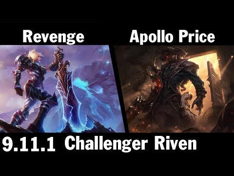 [ Revenge ]  Riven vs Lucian [ Apollo Price ] Bot - Revenge Riven Stream Patch 9.11.1