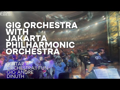 From Rehearsal To Concert Hall! Playing with Jakarta Philharmonic Orchestra