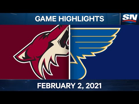 NHL Game Highlights | Coyotes vs. Blues - Feb. 2, 2021