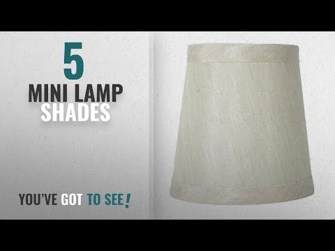 Top 10 Mini Lamp Shades [2018 ]: Urbanest Cream Mini Chandelier Lamp Shade, 3x4x4", Hardback, Clip