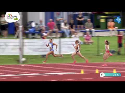 EYOF 2023 Maribor - U18F 400m Q H1 (ITA: Valentina Vaccari)