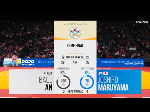 Joshiro MARUYAMA (JPN) v Baul AN (KOR) -66KG [ Paris Grand Slam 2024 ]