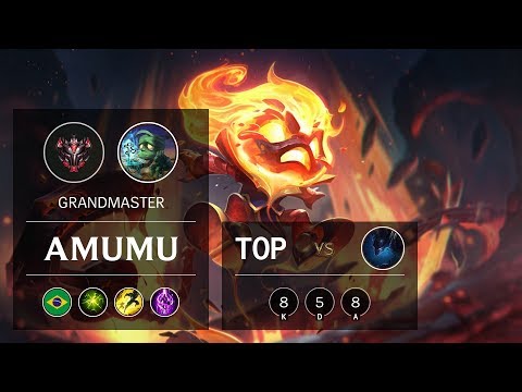 Amumu Top vs Nocturne - BR Grandmaster Patch 9.22