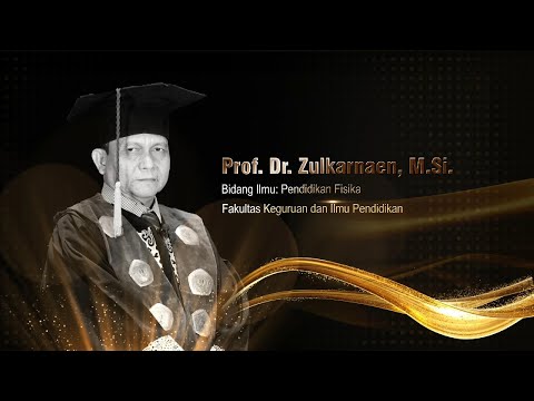 Thumbnail YouTube Prof. Dr. Zulkarnaen, M.Si.