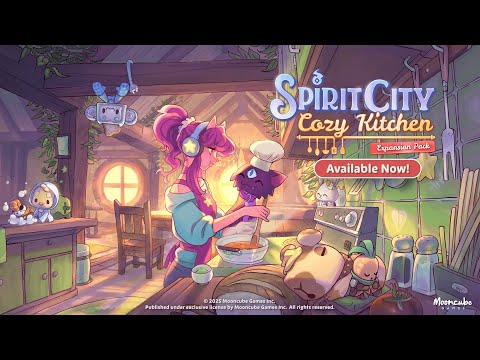 Spirit City: Lofi Sessions - Cozy Kitchen Expansion Pack - Launch Trailer