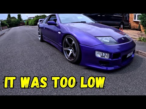 ADJUSTING MAXPEEDING RODS COILOVERS ON MY NISSAN 300ZX TWIN TURBO