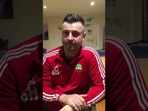 Guy Hadland post Leiston away