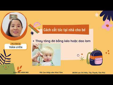 Hướng dẫn cắt tóc cho trẻ tự kỷ