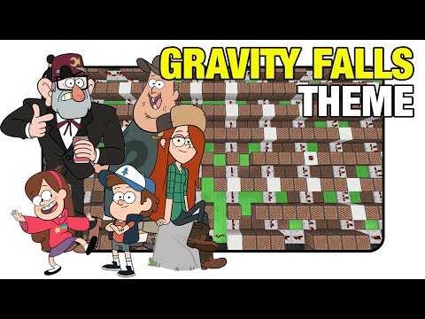 Fed X Gaming - Gravity Falls "Theme" - Minecraft Xbox |NoteBlock Song|