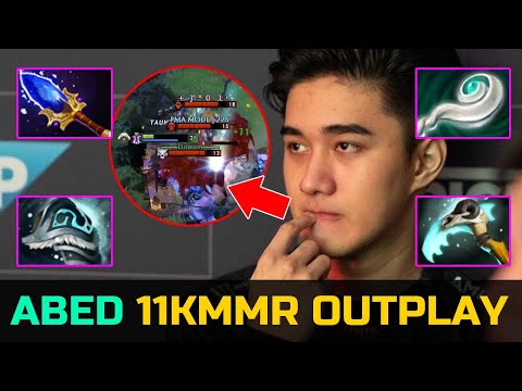 ABED 11KMMR 1 VS ALL OUTPLAY - 200 IQ ESCAPE DOTA 2