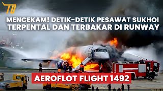 Download lagu Mencekam! Detik-Detik Pesawat Sukhoi Super Jet 100 Terpental Dan Terbakar Di Runway, Aeroflot 1492 mp3