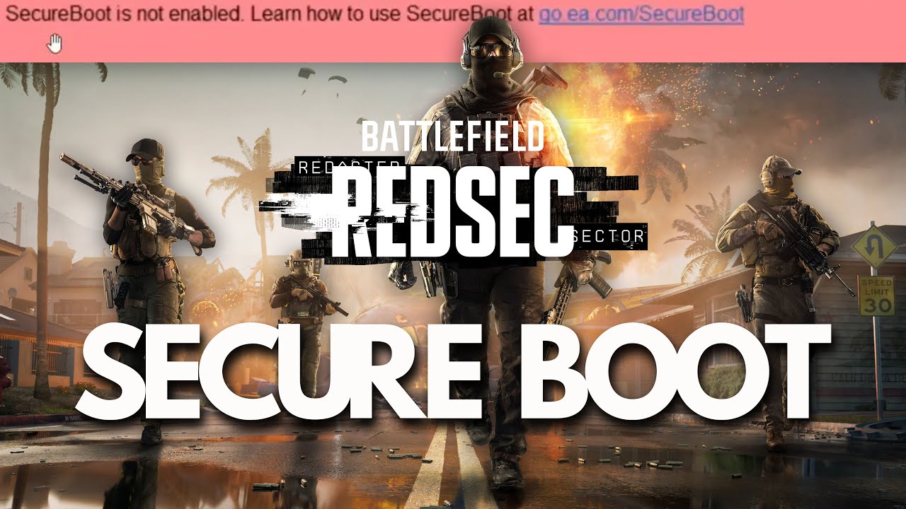 Battlefield 6 REDSEC Error SecureBoot Is Not Enabled On PC FIX🎮🔥