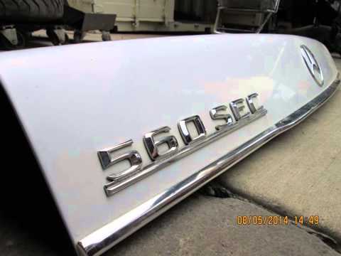 1989 Mercedes 560SEC Deck / Trunk Lid WHITE 126TYPE - mbiparts.com Used OEM Mercedes Parts - ... OEM