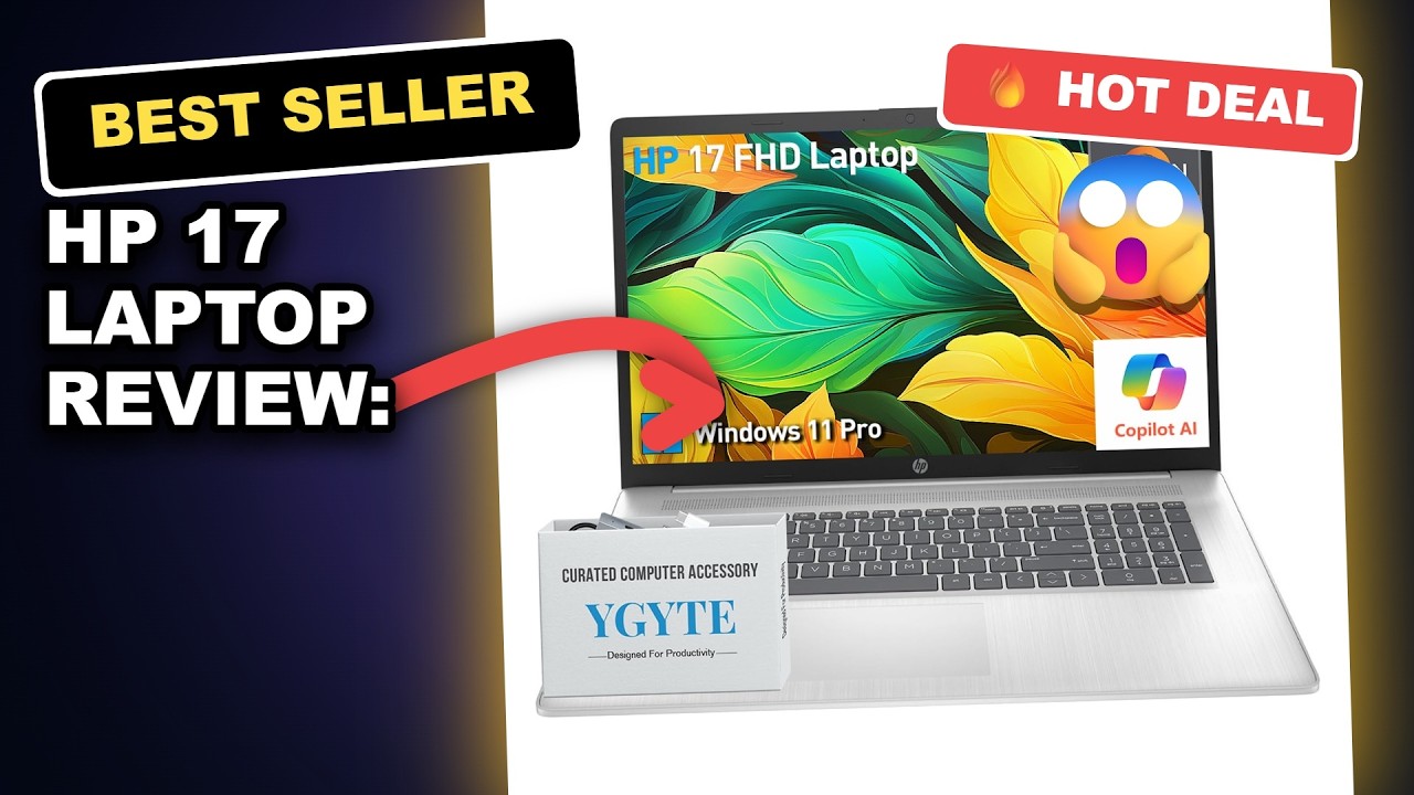 HP 17 Laptop Review: Is This Big-Screen Ryzen 5 Business Laptop Worth It? review video