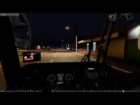 Live - De São Paulo (SP) para Matão (SP), Mapa RBR 128 Players - MP, ETS 2. Danúbio Azul