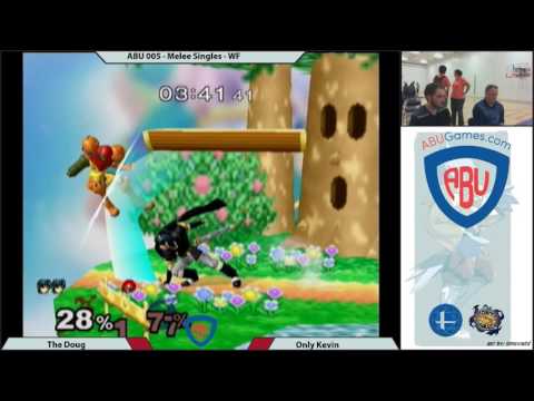 ABU Monthly 5: Melee Winner's Finals - The Doug (Marth, Peach) Vs Only Kevin (Samus)