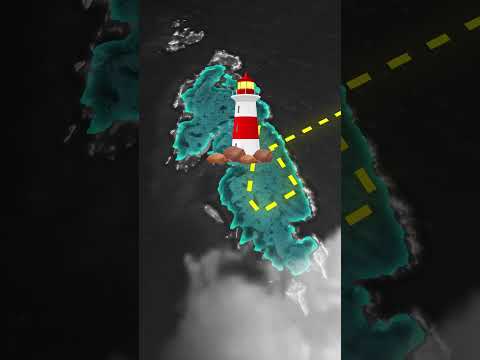 The Island Split by a Lighthouse — Märket, the Weirdest Border Ever #geography #global #earth #maps
