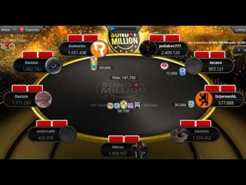 Yuri Martins é eliminado com AA no Sunday Million de Aniversário