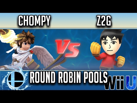 Smash'N'Splash 3 ROUND ROBIN POOLS - Chompy (Pit) vs Z2G (Mii Brawler, Lucario)