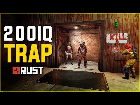 LURING PLAYERS into my 200IQ TRAP BASE - Rust Trap Base Gameplay