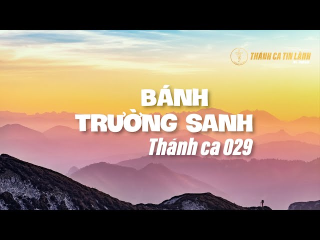 THÁNH CA 029 | BÁNH TRƯỜNG SANH | KARAOKE THÁNH CA TIN LÀNH