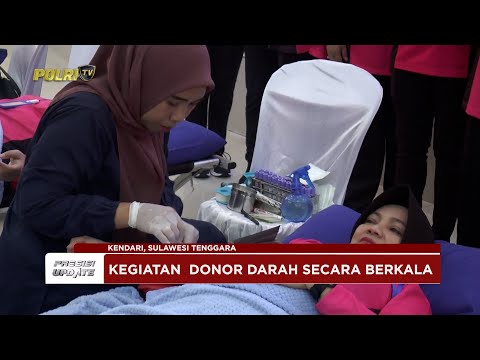 PRESISI UPDATE: POLDA SULTRA GELAR BAKSOS DONOR DARAH SAMBUT HARI BHAYANGKARA KE-79 18/06/25 (08.00)