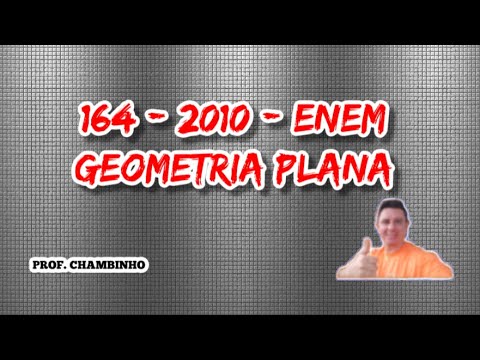 QUESTÃO 164 ENEM 2010 SOBRE GEOMETRIA PLANA - Uma metalúrgica recebeu uma encomenda para fabricar