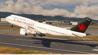 Download lagu BEAUTIFUL VIEW MOMENT!! Boeing 747 Air Canada Smooth Landing at Perth Airport mp3