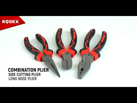 RODEX Combination Pliers - Side Cutters - Long Nose Pliers