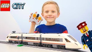 LEGO City Скоростной пассажирский поезд 60051 - відео 4