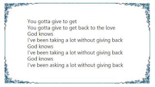 Iron and Wine - God Knows You Gotta Give to Get Lyrics