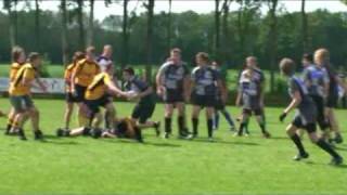 preview picture of video 'Rugby 2009 Dwingeloo Noord jeugd samenvatting'