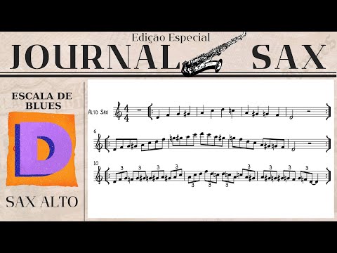 Escala de Blues D ‐ SAX ALTO