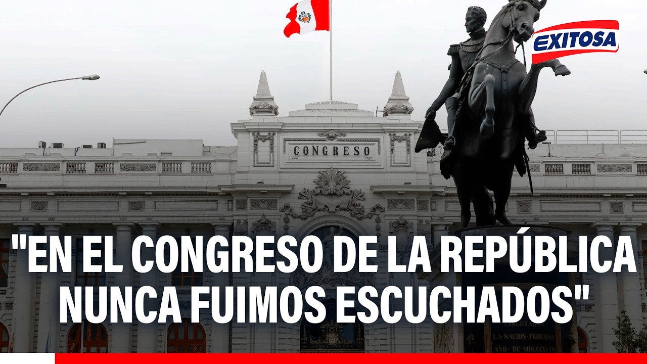 🔴🔵 Gilia Gutiérrez: "En el Congreso de la República nunca fuimos escuchados"
