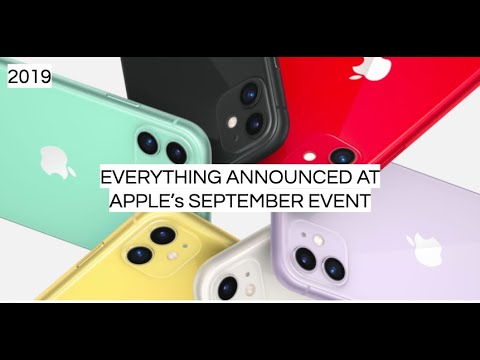 Everything Announced At Apple’s September Event 2019