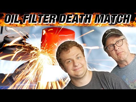 OIL FILTER DEATH MATCH between Fram, NAPA, Motomaster, K&N and Subaru OEM
