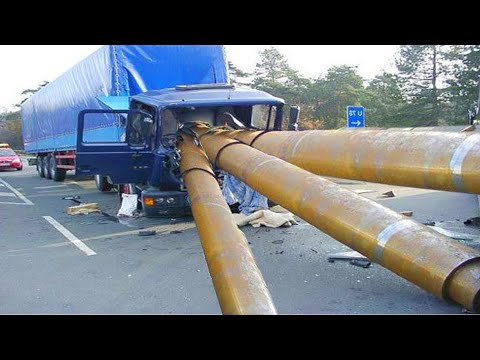 Dangerous Idiots Biggest Truck & Crane Fails Compilation, Machines Skills Working
