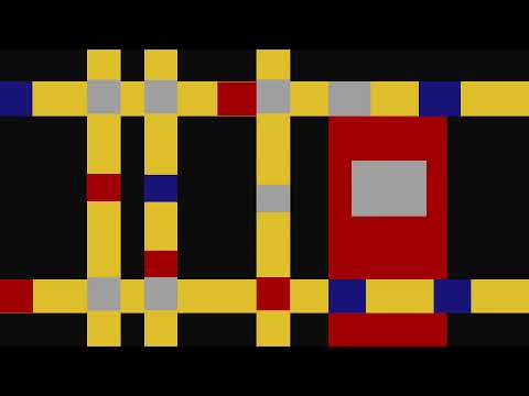造形デザイン学科 Mondrian animation