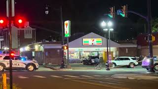 Police shooting armed barricade suspect inside 7-eleven - Columbia Pike - Arlington, VA