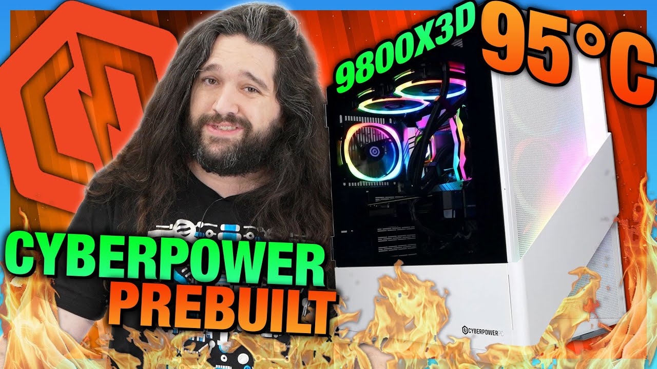 Cyberpower, Please Stop: 95°C 9800X3D Pre-Built Gaming PC Review