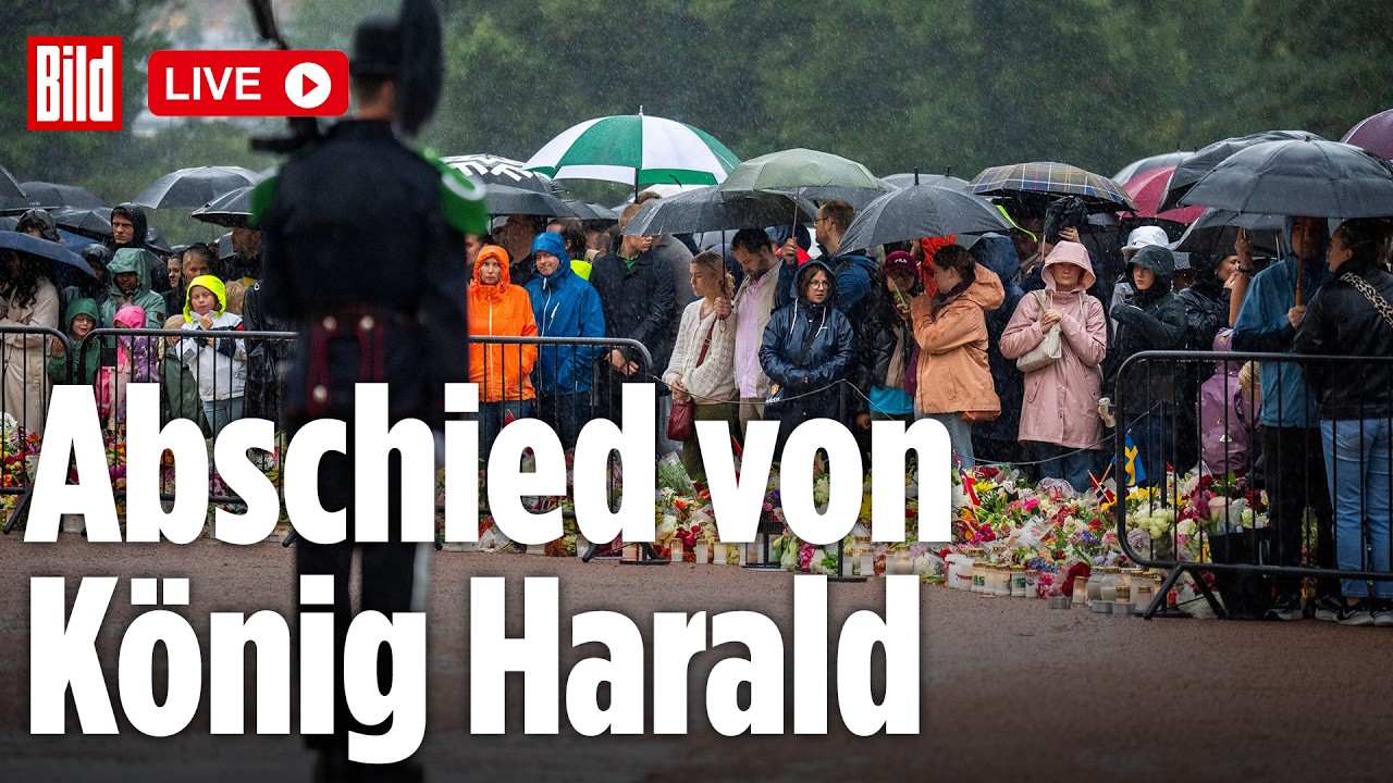 🔴 Trauergottesdienst für König Harald V. von Norwegen – Ein Land trauert | BILD LIVE