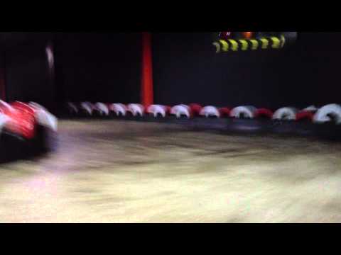 New Track Layout Scotkart Indoor kart Racing Clydebank  GlasgowJune 2012