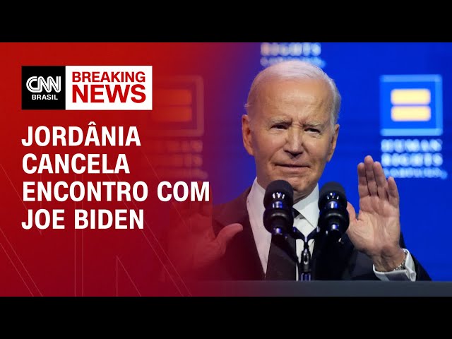 Jordânia cancela encontro com Joe Biden | CNN ARENA