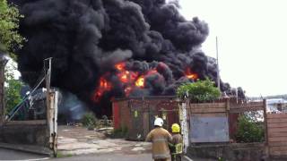 preview picture of video 'Shepherd's Metal Scrap yard On Fire'
