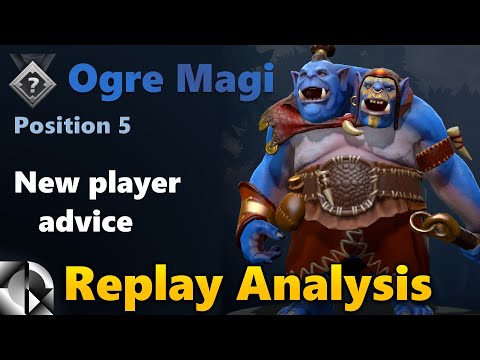 Replay Analysis: Ogre Magi 5 Support - Beginner Player (9 Feb 2021 Stream) | Dota 2 7.28b