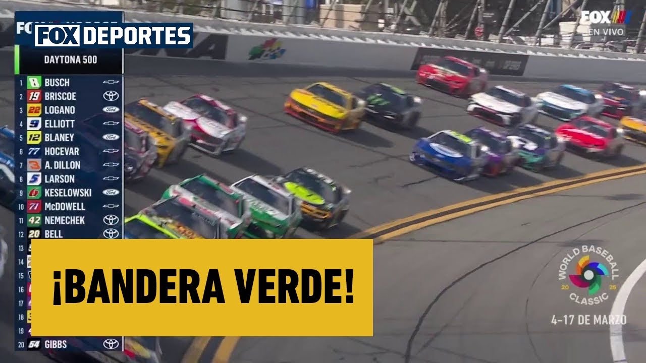 🟩😮‍💨 Daytona 500 | ¡BANDERA VERDE! La adrenalina se dispara | NASCAR
