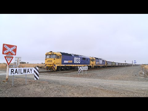 7732V Pacific National Grain Train Removes A Locomotive (21/3/2019) - PoathTV Australian Railways